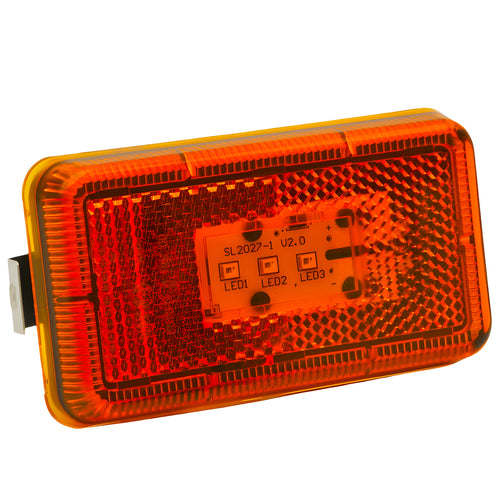 SL2027-1 sivun merkitsevä valo 24v LED, oranssi