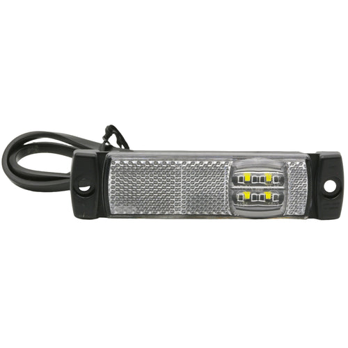 FT018BED SIDE MARKING LYS 24V LED, klart glass