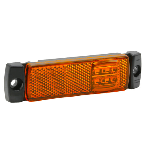 LD128 SIDE MARKERING LYS 24V LED, ORANGE