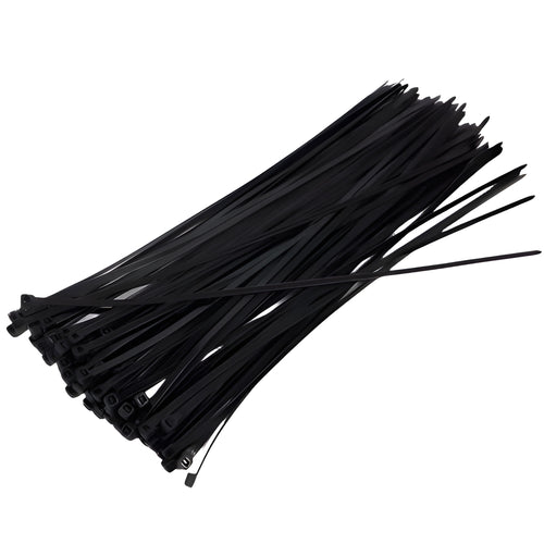 Cable band 4.8x300 mm - black (100pcs)