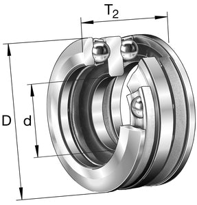 54310 FAG Axialkullager 40x95x64.7