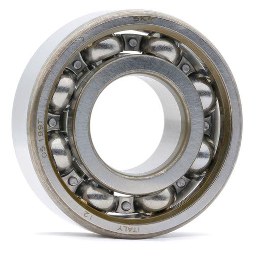SKF 6204 C3 Deep Groove Ball Bearing - Open, No Seals, 20x47x14mm