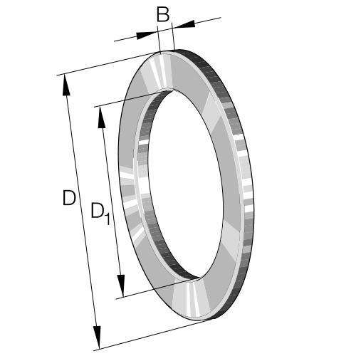 GS81107 INA Style tray 37x52x3.5