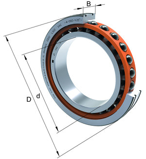VCM7005-C-T-P4S-ul FAG Spindelbæring 25x47x12