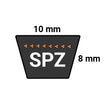 SPZ772 Smalkilrem Optibelt SK S=C Plus 10x772 (Ld) - Remlagret.se