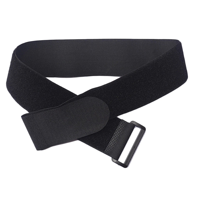 Spännrem 5x80cm Kardborrelåssning, Svart